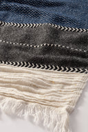 Marakesh Pamuk Throw Lacivert