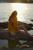 Gia Pamuk Kimono Hardal