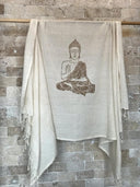 Buda Taş Baskı Keten Peştamal